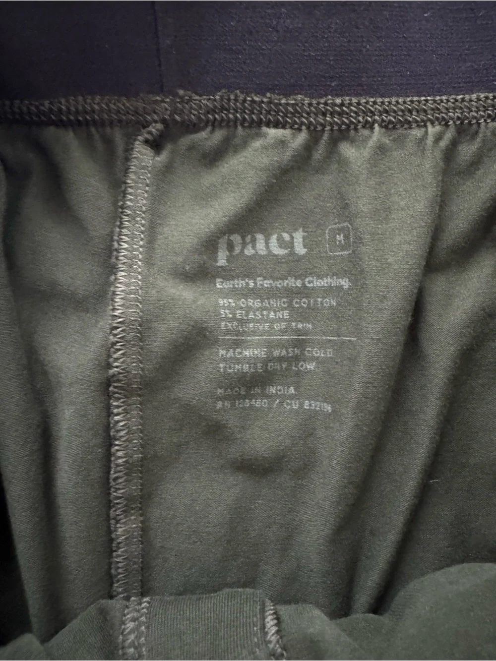 Pact Organic Cotton Men’s Everyday Stripe Knit Medium Boxers Set of 4 NWOT